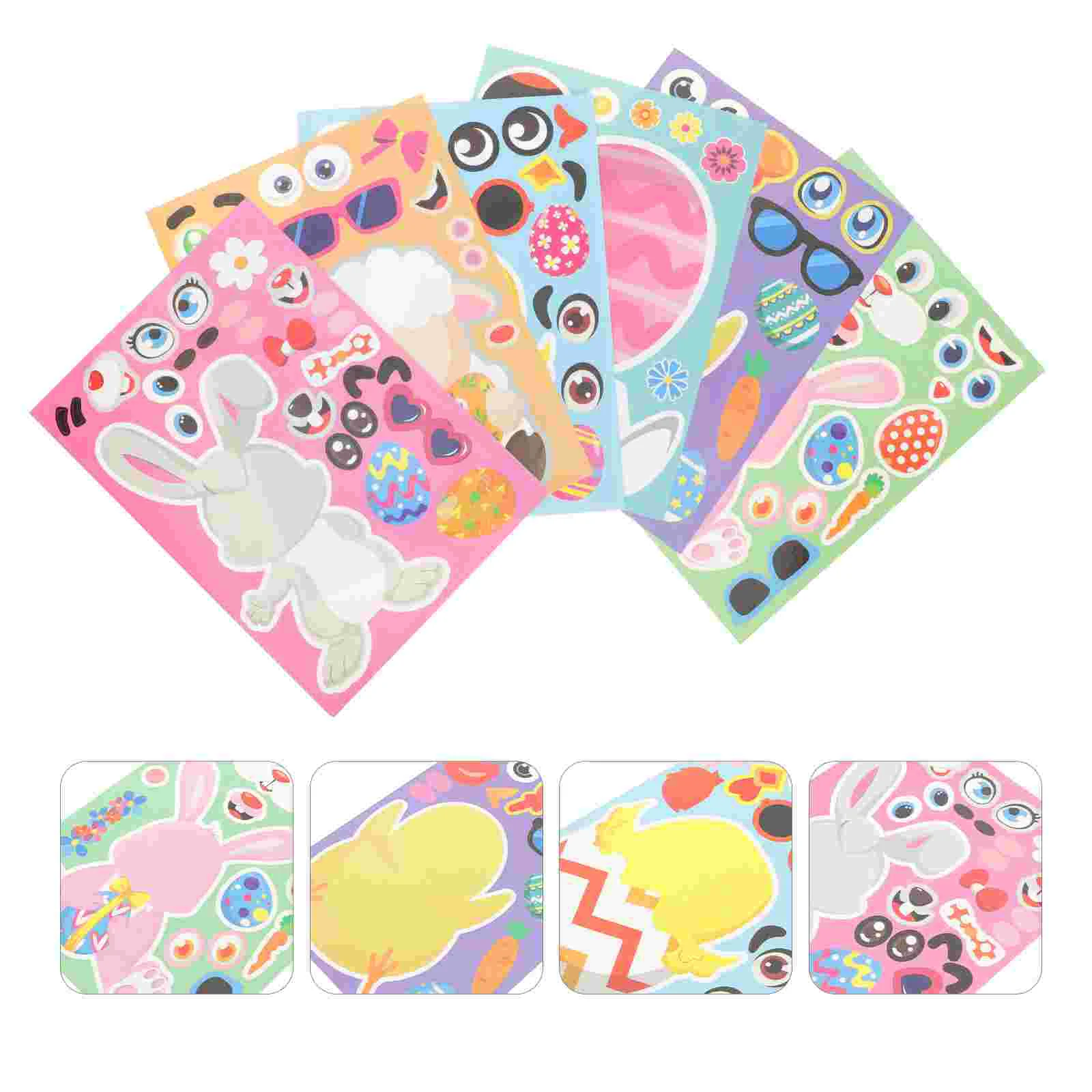 18pcs Sticker Glass Stickers Basket Stuffers Make Your Bunny Stickers Bunny Window Clings
18pcs Sticker Glass Stickers Basket Stuffers Make Your Bunny Stickers Bunny Window Clings