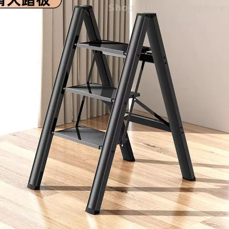 Household Folding Ladder Telescopic Aluminum Alloy Indoor Multi-functional Three-step Herringbone Ladder Rack
Household Folding Ladder Telescopic Aluminum Alloy Indoor Multi-functional Three-step Herringbone Ladder Rack