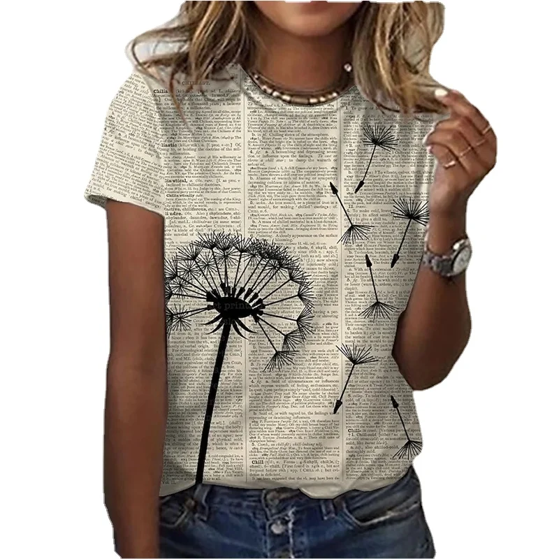 Summer Fashion Women's Clothing Casual 3D Printed T-shirt Daily Street Women's Short Sleeved Loose Top Women's T-shirt 6xl Tees
Summer Fashion Women's Clothing Casual 3D Printed T-shirt Daily Street Women's Short Sleeved Loose Top Women's T-shirt 6xl Tees