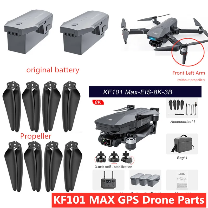 Автомобильный Дрон KF101 MAX 8K HD EIS запасные части Оригинальная батарея/пропеллер/рычаг с мотором KF101 MAX батарея для дрона KF101 MAX лезвия
Автомобильный Дрон KF101 MAX 8K HD EIS запасные части Оригинальная батарея/пропеллер/рычаг с мотором KF101 MAX батарея для дрона KF101 MAX лезвия