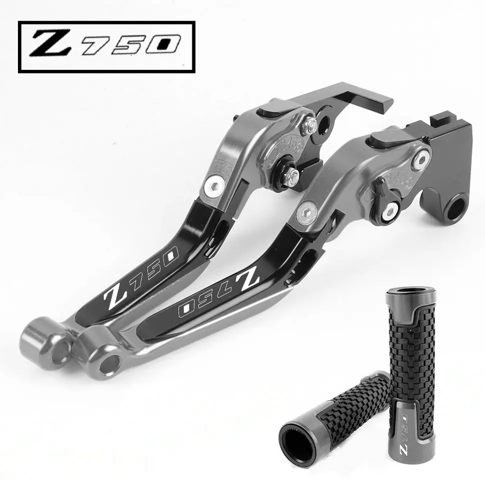 CNC Folding Extendable Adjustable Brake Clutch Levers Handlebar Grip Handle Hand Grips Set For Kawasaki Z750 Z 750 2007-2011
CNC Folding Extendable Adjustable Brake Clutch Levers Handlebar Grip Handle Hand Grips Set For Kawasaki Z750 Z 750 2007-2011