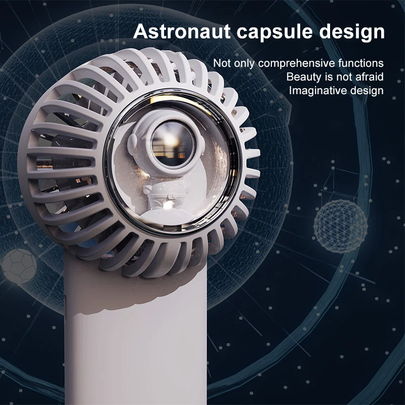 Handheld Ice-coated Semiconductor Cooling Fan Astronaut USB Charging Strong Wind Portable Desktop Outdoor Fan Cooling Appliances
Handheld Ice-coated Semiconductor Cooling Fan Astronaut USB Charging Strong Wind Portable Desktop Outdoor Fan Cooling Appliances