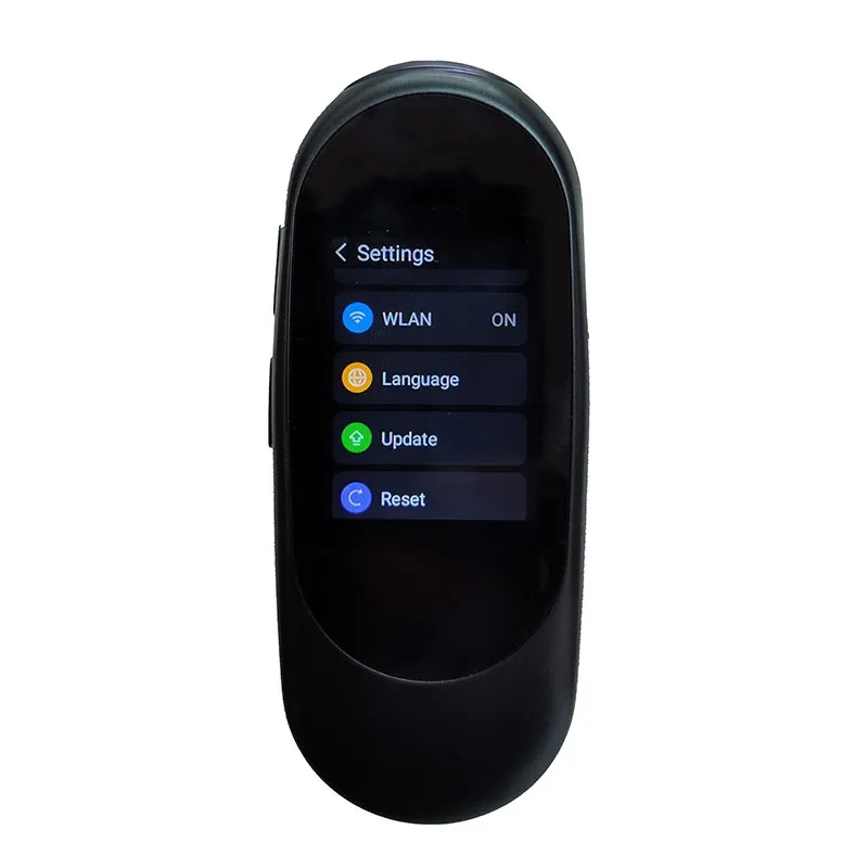 Portable Multilingual Translation Equipment Smart Translator With 2.0 inch Touch Screen Voice Translator Device Online Intercom
Portable Multilingual Translation Equipment Smart Translator With 2.0 inch Touch Screen Voice Translator Device Online Intercom