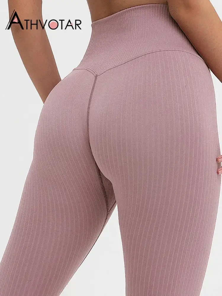 ATHVOTAR Women Seamless Knitted Leggings Slimming Push Up Breathable Fitness Pants High Waist Outer Wear Workout Sports Leggings
ATHVOTAR Women Seamless Knitted Leggings Slimming Push Up Breathable Fitness Pants High Waist Outer Wear Workout Sports Leggings