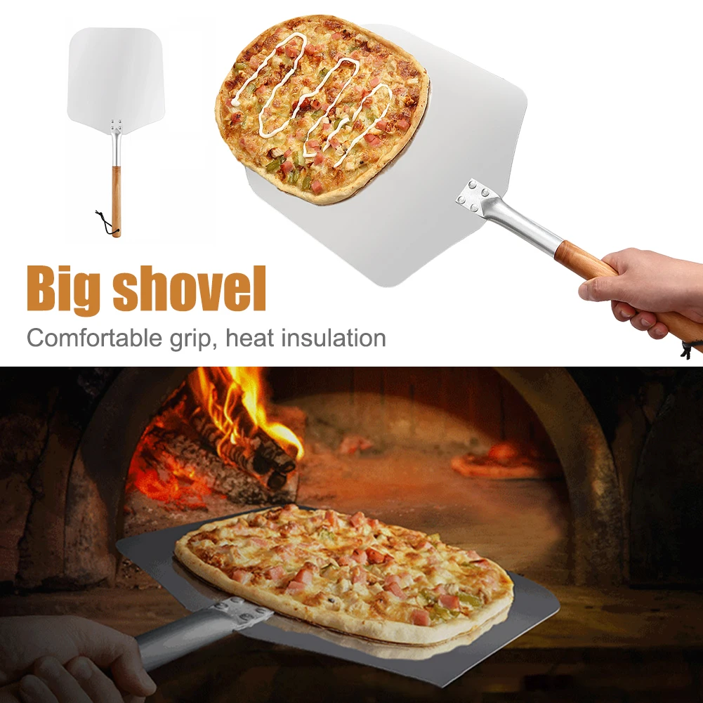 12 x 14 Inch Aluminum Pizza Peel Metal Pizza Spatula Pizza Paddle With Detachable Wood Handle For Pizza Oven Dough Kitchen
12 x 14 Inch Aluminum Pizza Peel Metal Pizza Spatula Pizza Paddle With Detachable Wood Handle For Pizza Oven Dough Kitchen