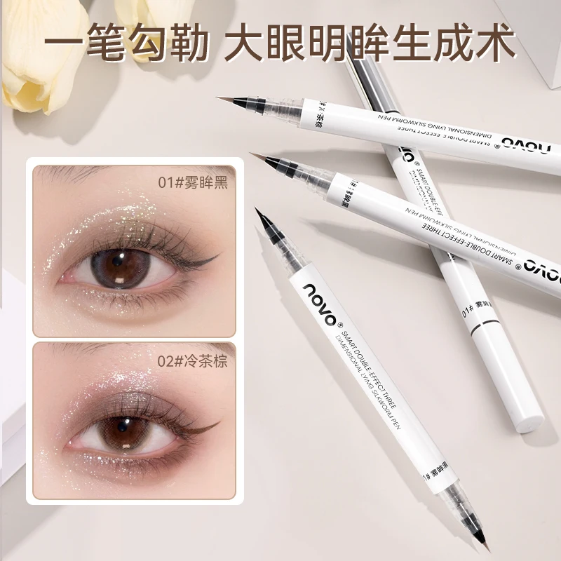 3D Lying Silkworm Pen Matte Liquid Eyeliner Soft Long-Lasting Waterproof Easy to Draw Natural Quick-Drying Makeup
3D Lying Silkworm Pen Matte Liquid Eyeliner Soft Long-Lasting Waterproof Easy to Draw Natural Quick-Drying Makeup
