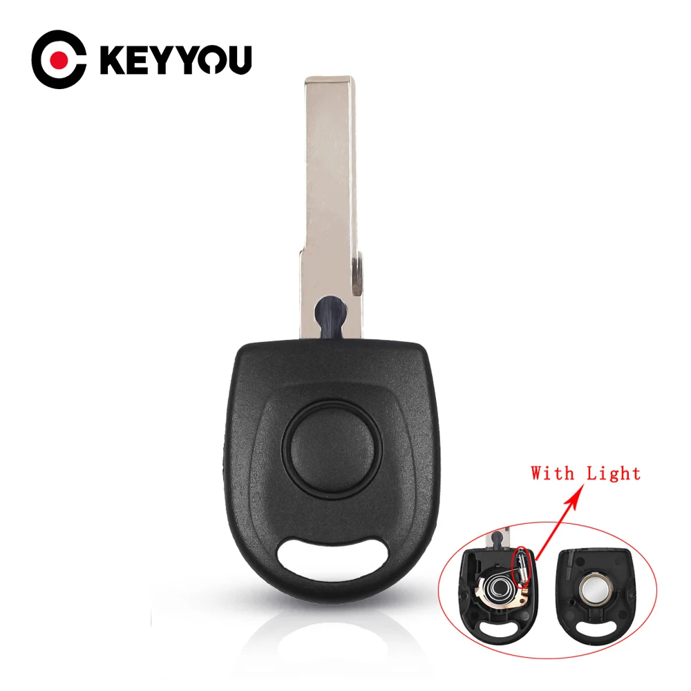 KEYYOU Transponder Remote Key Shell For VW Volkswagen B5 Passat Polo Lbiza Golf Tiguan Bora Octavia Sagitar HU66 With Light
KEYYOU Transponder Remote Key Shell For VW Volkswagen B5 Passat Polo Lbiza Golf Tiguan Bora Octavia Sagitar HU66 With Light