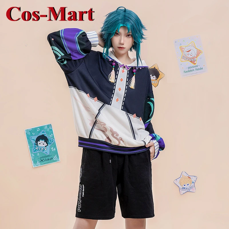 Костюм для косплея Cos-Mart Game Genshin Impact Xiao, модная красивая спортивная толстовка с капюшоном, повседневная одежда
Костюм для косплея Cos-Mart Game Genshin Impact Xiao, модная красивая спортивная толстовка с капюшоном, повседневная одежда
