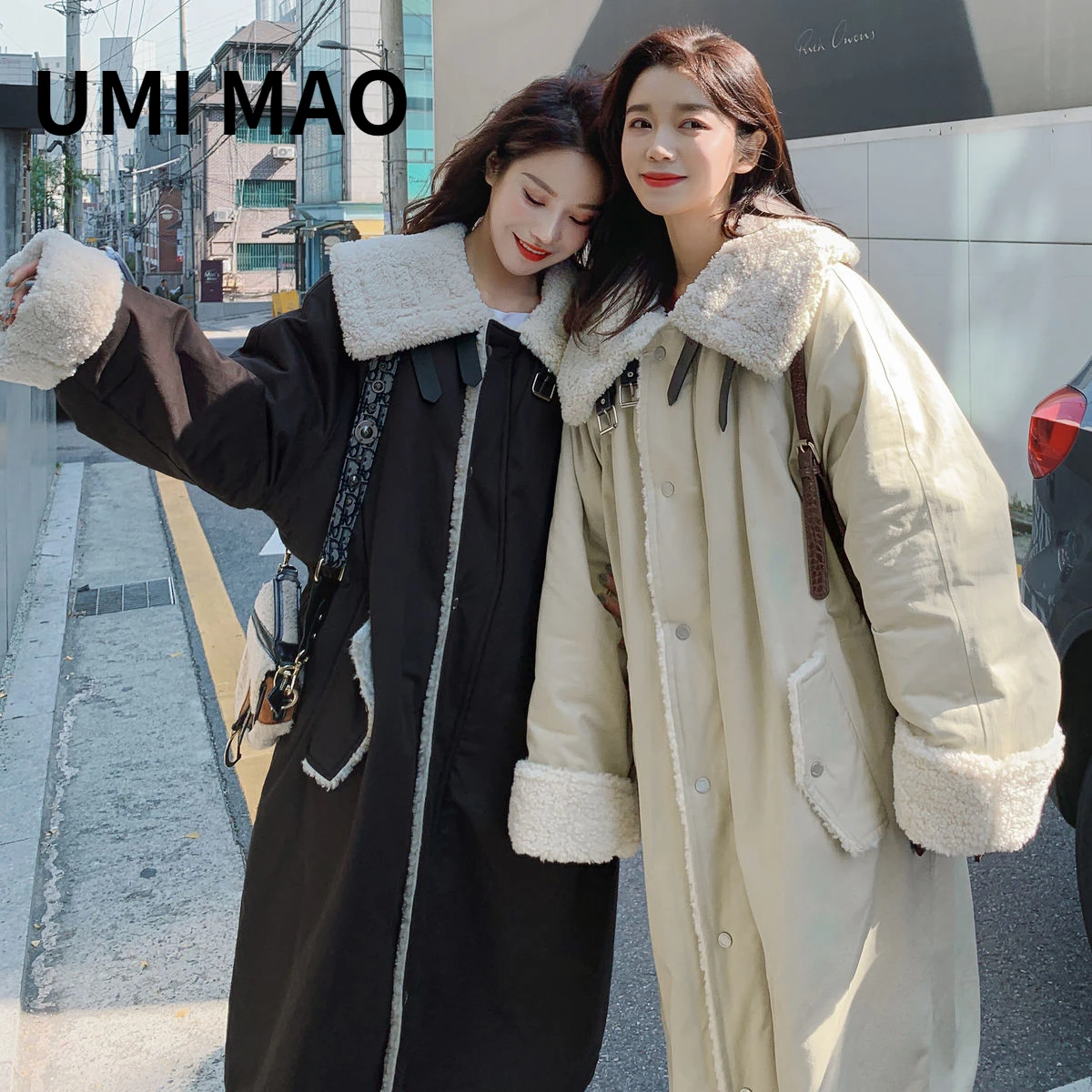 UMI MAO 2022 Winter Jacket New Fashion Warm Thickened Girlfriends Dress Lamb Wool Cotton Coat Women Femme Y2K
UMI MAO 2022 Winter Jacket New Fashion Warm Thickened Girlfriends Dress Lamb Wool Cotton Coat Women Femme Y2K