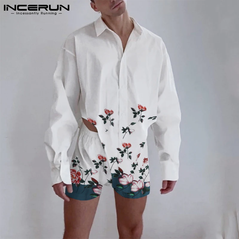 Комплект из рубашки и шортов INCERUN мужской с длинным рукавом, модный Асимметричный уличный костюм с принтом, повседневный костюм для отпуска,...
Комплект из рубашки и шортов INCERUN мужской с длинным рукавом, модный Асимметричный уличный костюм с принтом, повседневный костюм для отпуска,...