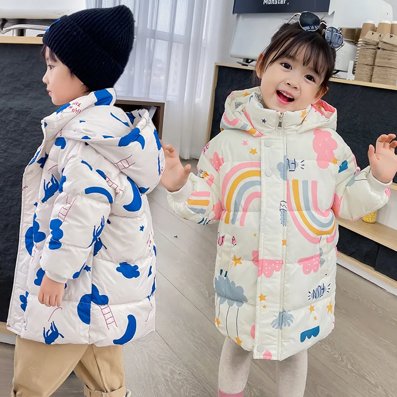 Children's Down Coat Winter Boys Girls Cotton-padded Parka & Coats Baby Thicken Warm Long Jackets Toddler Kids Outerwear
Children's Down Coat Winter Boys Girls Cotton-padded Parka & Coats Baby Thicken Warm Long Jackets Toddler Kids Outerwear