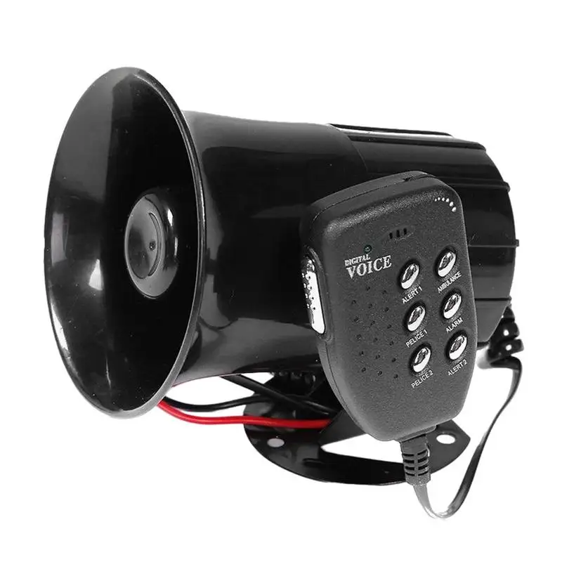 Car Alarm Siren 12V Car Siren Horn Sound Amplifier With 6 Tones Car Motorcycle Alarm Warning Siren Horn Loud Speaker
Car Alarm Siren 12V Car Siren Horn Sound Amplifier With 6 Tones Car Motorcycle Alarm Warning Siren Horn Loud Speaker