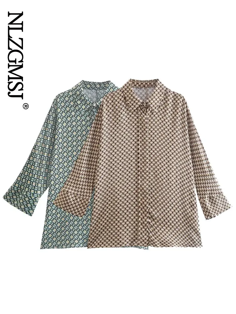 Nlzgmsj 2022 Casual Women Shirts Blouses Thin Style Spring Long Sleeve Geometric Print Chic Tops Female Loose Shirt
Nlzgmsj 2022 Casual Women Shirts Blouses Thin Style Spring Long Sleeve Geometric Print Chic Tops Female Loose Shirt