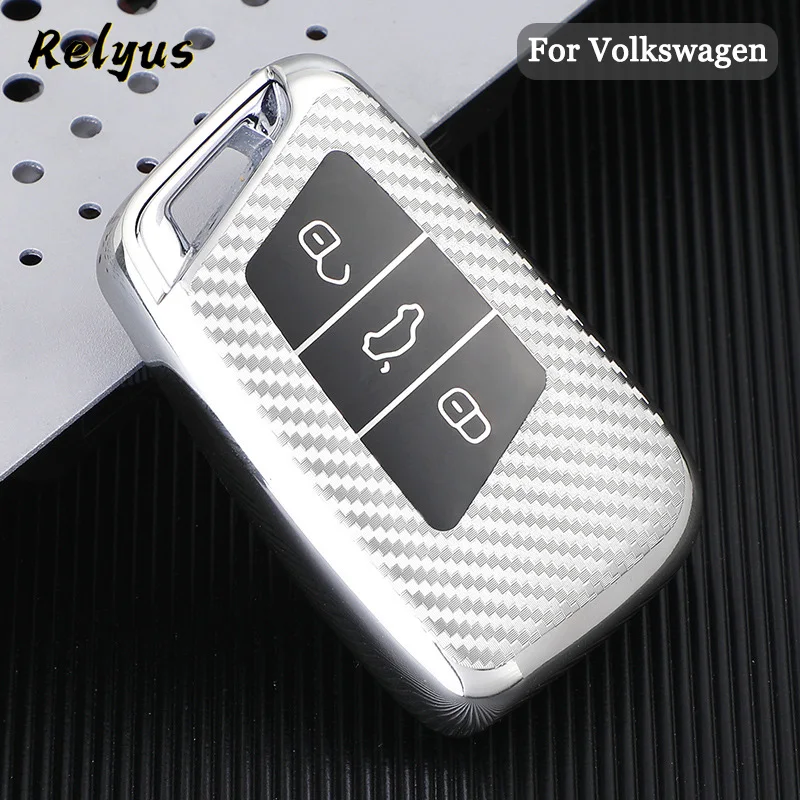 Carbon Grain TPU Car Key Case Protector for Volkswagen VW Magotan Passat B8 Golf for Skoda Superb A7 Key Cover Auto Accessories
Carbon Grain TPU Car Key Case Protector for Volkswagen VW Magotan Passat B8 Golf for Skoda Superb A7 Key Cover Auto Accessories