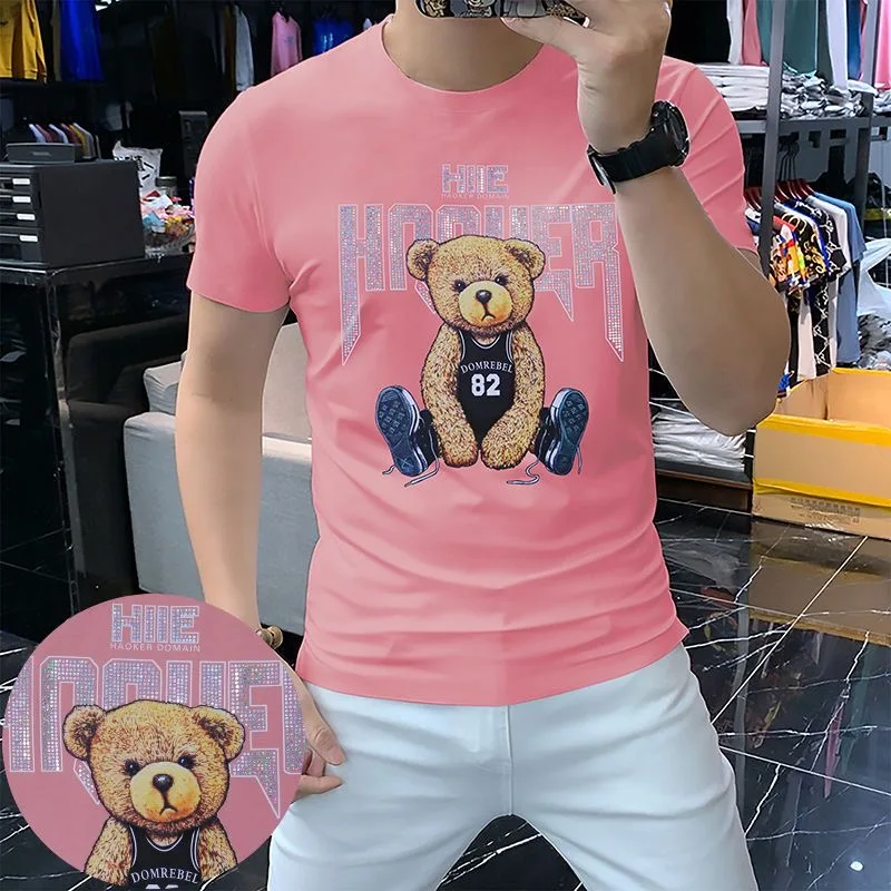 Summer New Light Luxury Short Sleeve T-shirt Men's Mercerized Cotton Slim Letter T-shirt Male Round Neck Fashion Clothes For Man
Summer New Light Luxury Short Sleeve T-shirt Men's Mercerized Cotton Slim Letter T-shirt Male Round Neck Fashion Clothes For Man