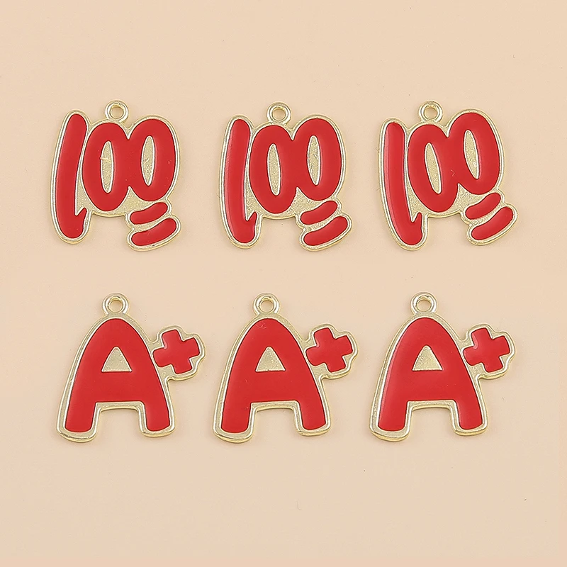 10pcs Excellent Student Teacher Red A plus Full Score Charms Pendant for Dangle Earrings Bracelets Keychains DIY Jewelry Making
10pcs Excellent Student Teacher Red A plus Full Score Charms Pendant for Dangle Earrings Bracelets Keychains DIY Jewelry Making