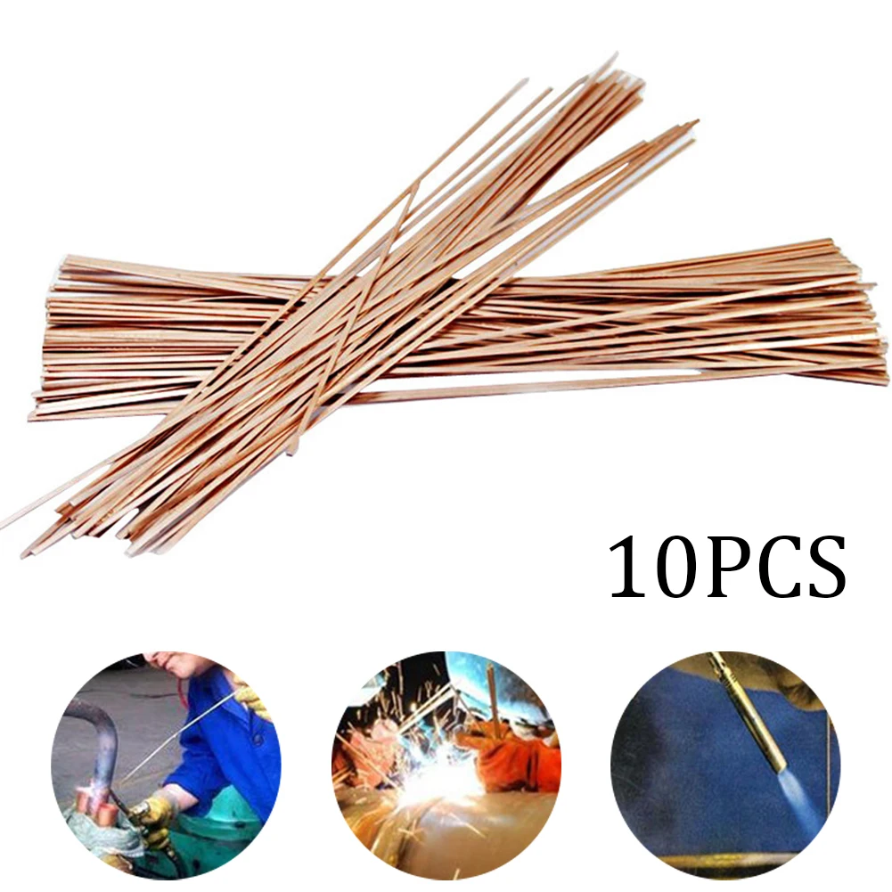 5/10/20pcs Phosphor Copper Low-melting Welding Rod Electrode Flat Electrode Without Flux 1.3*3.3*400mm Welding Tools
5/10/20pcs Phosphor Copper Low-melting Welding Rod Electrode Flat Electrode Without Flux 1.3*3.3*400mm Welding Tools