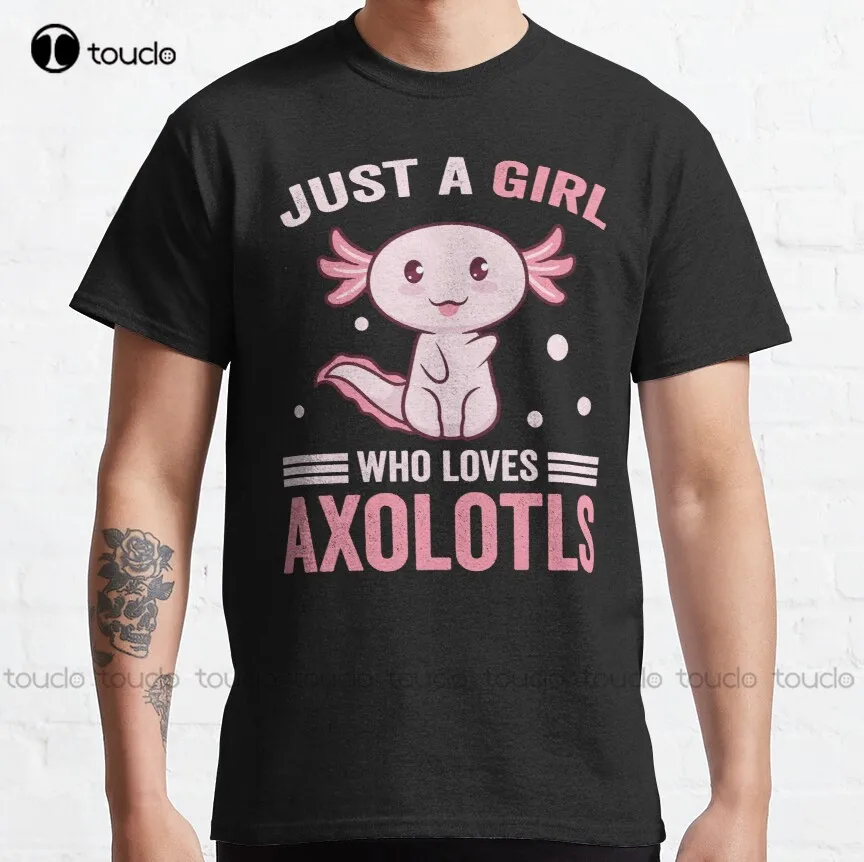 Just A Girl Who Loves Axolotls Classic T-Shirt Cute Shirts For Women Custom Aldult Teen Unisex Digital Printing Tee Shirts New
Just A Girl Who Loves Axolotls Classic T-Shirt Cute Shirts For Women Custom Aldult Teen Unisex Digital Printing Tee Shirts New