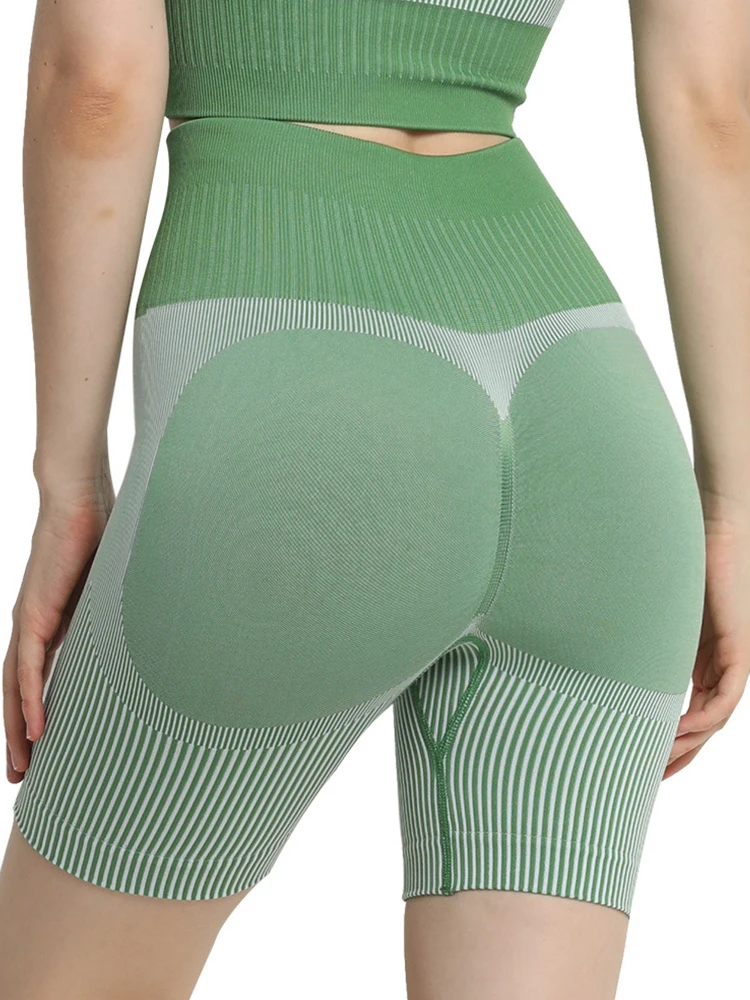 Striped Shorts Seamless Butt Lift Workout Short Stretchy Slim Women Fitness Pants Gym Breathable Running Tight
Striped Shorts Seamless Butt Lift Workout Short Stretchy Slim Women Fitness Pants Gym Breathable Running Tight