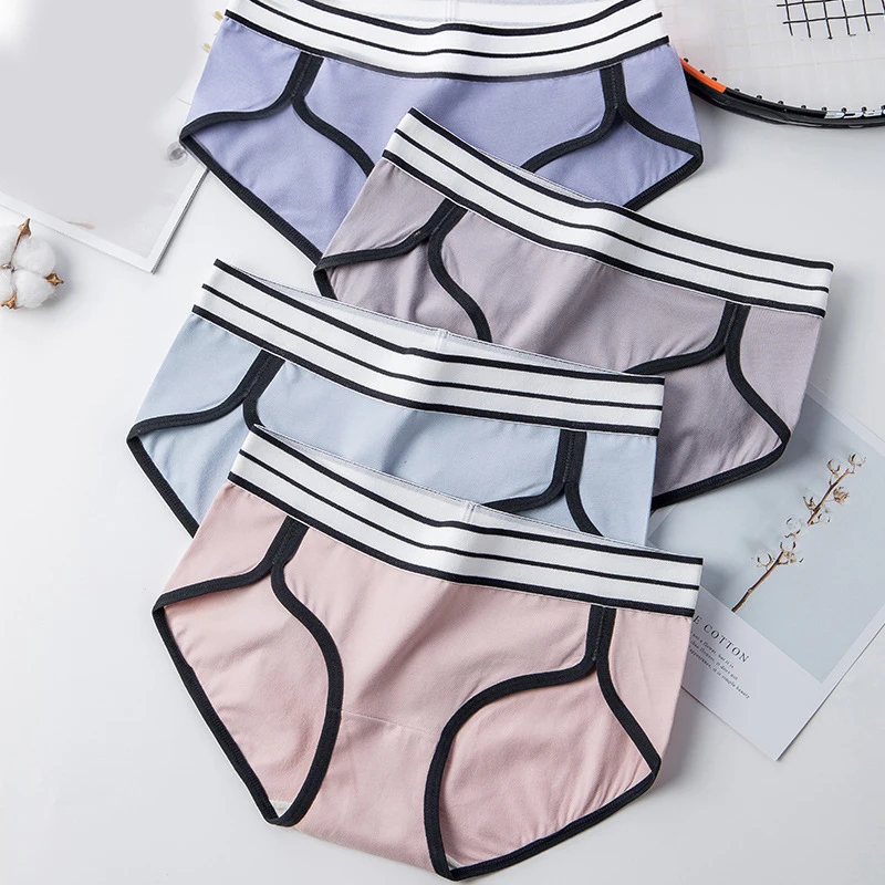 Women Underwear Cotton Mid-waist Panties Sexy Panty Female Underpants Patchwork Ladies Briefs Women Breathable Lingerie Soft
Women Underwear Cotton Mid-waist Panties Sexy Panty Female Underpants Patchwork Ladies Briefs Women Breathable Lingerie Soft