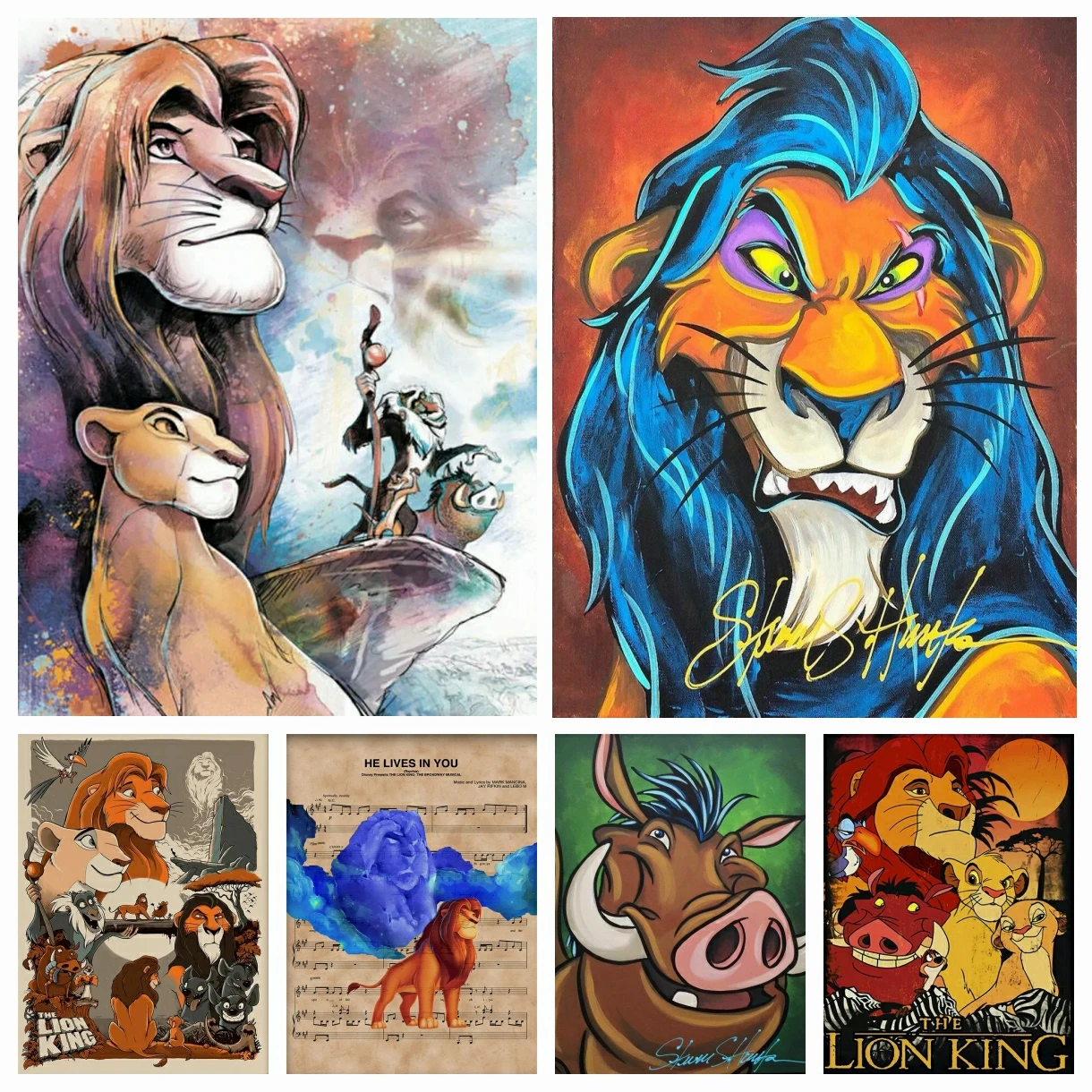Disney Cartoon The Lion King 5D DIY Diamond Painting Embroidery Cross Stitch Art Full Square Round Drills Gift Decor For Wall
Disney Cartoon The Lion King 5D DIY Diamond Painting Embroidery Cross Stitch Art Full Square Round Drills Gift Decor For Wall