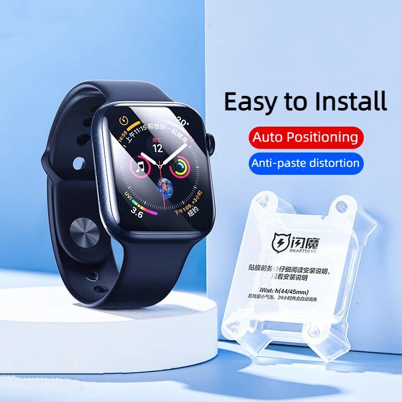 SmartDevil Screen Protector for iWatch8 HD Clear Full Protective Film for Apple Watch 8 7 6 SE 5 4 45MM 41MM 40MM 44MM Not Glass
SmartDevil Screen Protector for iWatch8 HD Clear Full Protective Film for Apple Watch 8 7 6 SE 5 4 45MM 41MM 40MM 44MM Not Glass
