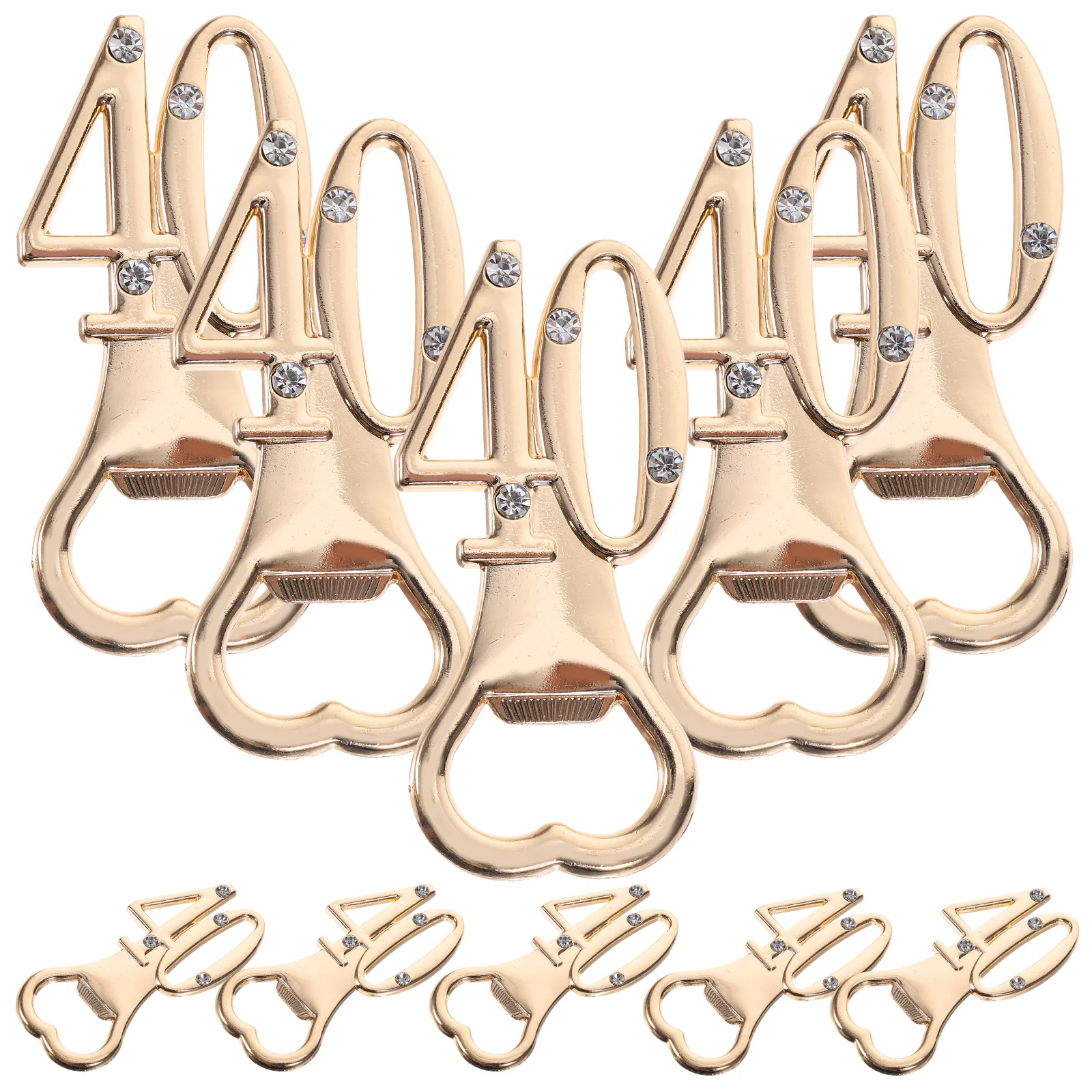 10 Pcs Bottle Opener Small Beer Gift Rhinestones 40th Birthday Party Favors Banquet Ornaments
10 Pcs Bottle Opener Small Beer Gift Rhinestones 40th Birthday Party Favors Banquet Ornaments