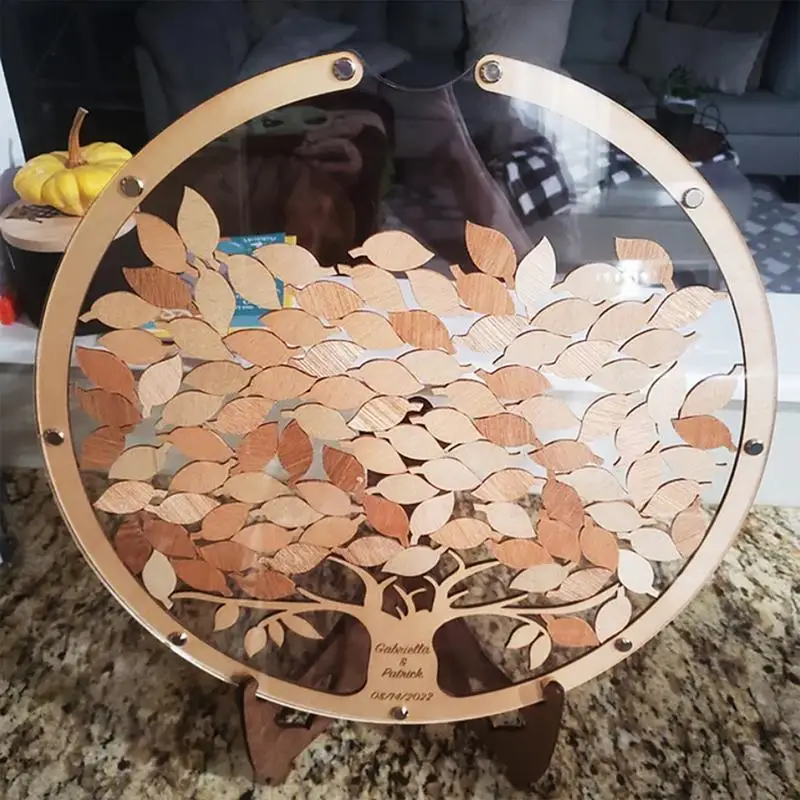 Wedding Guest Book Alternative 60 Wood Leaves Guest Sign in Wedding Decorations Wood Round Wedding Sign Book Wedding Decoration
Wedding Guest Book Alternative 60 Wood Leaves Guest Sign in Wedding Decorations Wood Round Wedding Sign Book Wedding Decoration