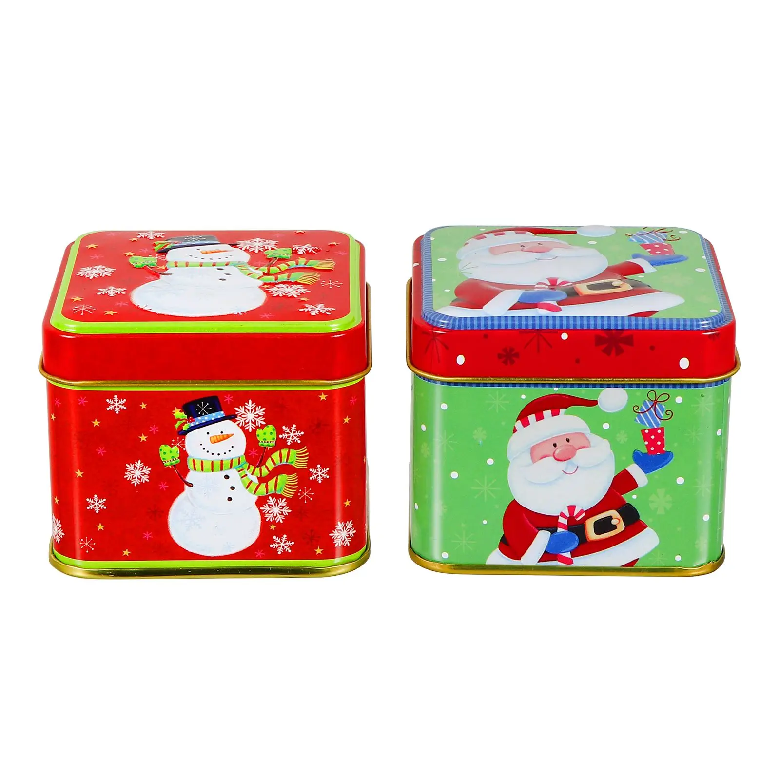 1 Set 2 Pcs Christmas Tinplate Candy Box Christmas Gift Boxes Tinplate Storage Boxes Tinplate Container (Assorted Color)
1 Set 2 Pcs Christmas Tinplate Candy Box Christmas Gift Boxes Tinplate Storage Boxes Tinplate Container (Assorted Color)
