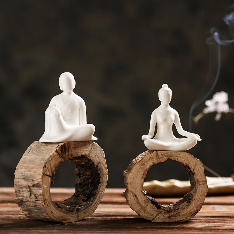 Керамическая статуя для йоги Za-Zen, Простые художественные украшения для дома и офиса в минималистском стиле, Fengshui DHYY03
Керамическая статуя для йоги Za-Zen, Простые художественные украшения для дома и офиса в минималистском стиле, Fengshui DHYY03