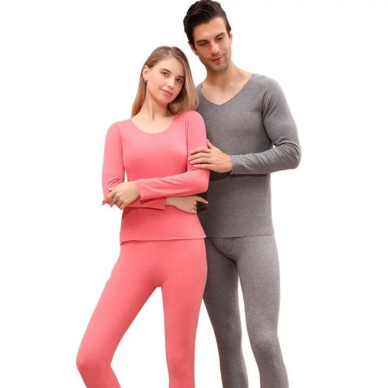Fall Winter Thermal Underwear For Lovers Thickened With Velvet Long Johns Suit Men's V-neck Soft Comfortable Fit Warm Underwear
Fall Winter Thermal Underwear For Lovers Thickened With Velvet Long Johns Suit Men's V-neck Soft Comfortable Fit Warm Underwear