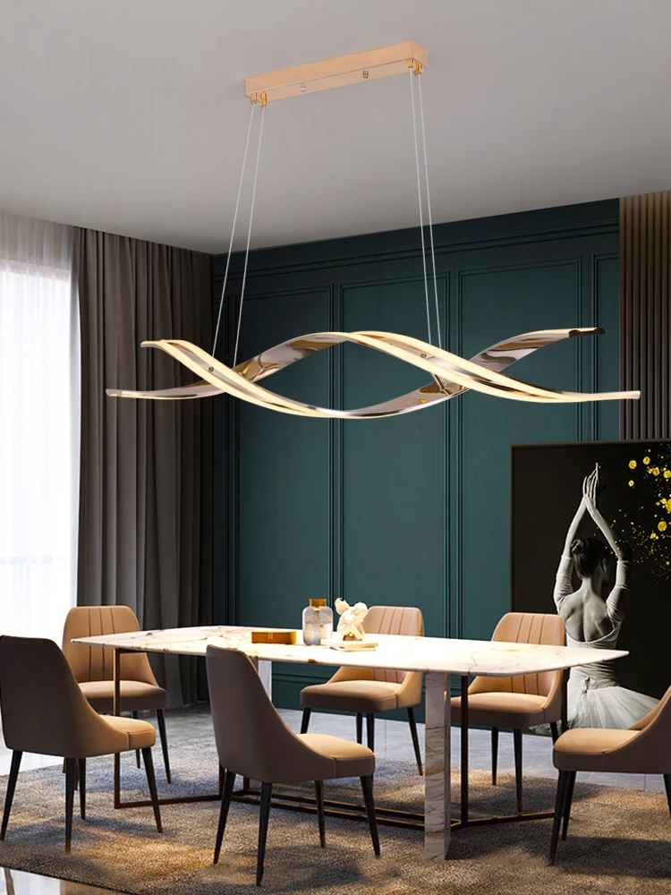 Modern LED restaurant simple chandelier 2022 New minimalist luxury home lighting, luxury gold/black strip table bar bar lamps
Modern LED restaurant simple chandelier 2022 New minimalist luxury home lighting, luxury gold/black strip table bar bar lamps