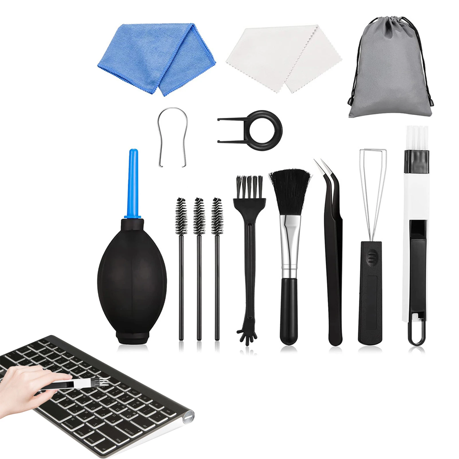 Keyboard Cleaning Kit Detailing Keyboard Cleaning Brush With Keyboard Duster And Electronic Wipes 11 In 1 Keyboard Cleaner Kit
Keyboard Cleaning Kit Detailing Keyboard Cleaning Brush With Keyboard Duster And Electronic Wipes 11 In 1 Keyboard Cleaner Kit