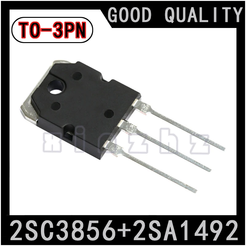 2SC3856 2SA1492 Triode Packaging TO-3PN High Power Amplifier Transistor Audio Dedicated Paired Transistor NPN PNP 
2SC3856 2SA1492 Triode Packaging TO-3PN High Power Amplifier Transistor Audio Dedicated Paired Transistor NPN PNP