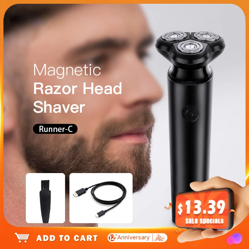 Rechargeable Electric Men's Shaver Beard Trimmer 3D Floating Triple Blade Shaving Machine USB Rechargeable Beard Trimmer for Men
Rechargeable Electric Men's Shaver Beard Trimmer 3D Floating Triple Blade Shaving Machine USB Rechargeable Beard Trimmer for Men