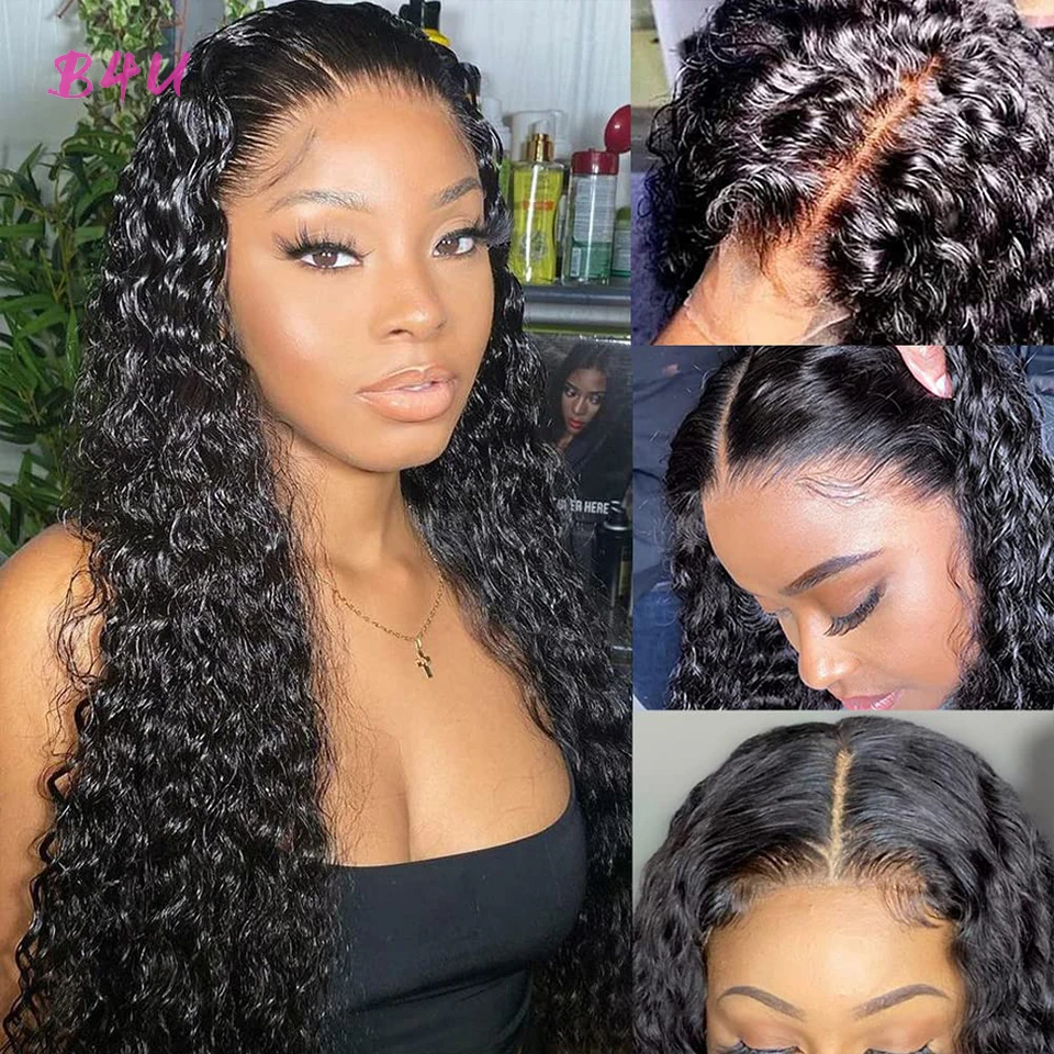 Water Wave Lace Front Human Hair Wigs Deep Wave Curly Human Hair Wig For Black Women Brazilian Wet And Wavy Lace Closure Wig
Water Wave Lace Front Human Hair Wigs Deep Wave Curly Human Hair Wig For Black Women Brazilian Wet And Wavy Lace Closure Wig