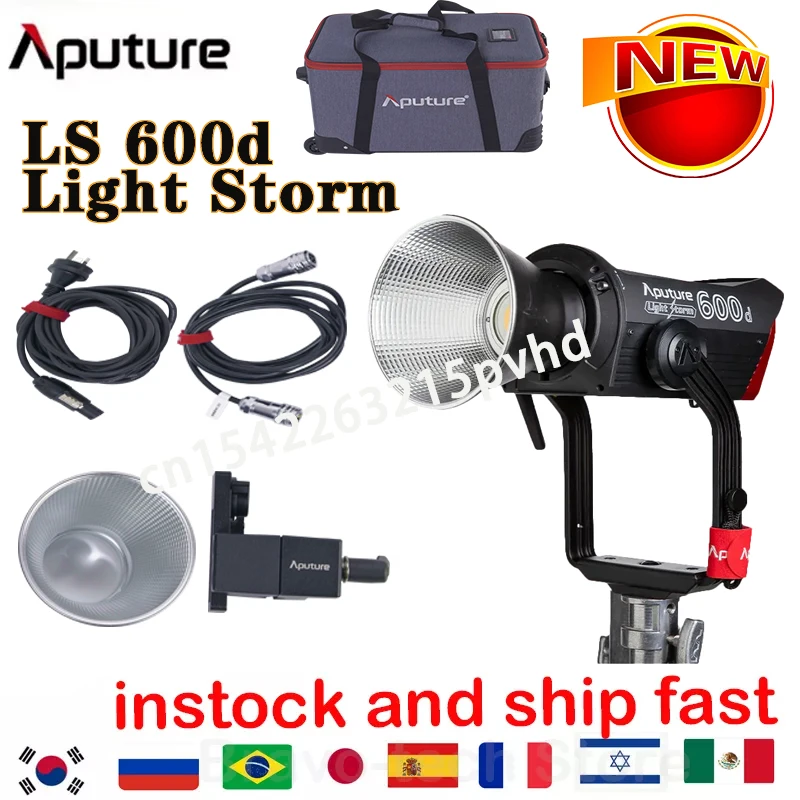 Aputure LS600D LED Video Light COB 5600K 600W Daylight-Balanced Point-Source LED Studio Photo Light Photography Lighting Lamp
Aputure LS600D LED Video Light COB 5600K 600W Daylight-Balanced Point-Source LED Studio Photo Light Photography Lighting Lamp