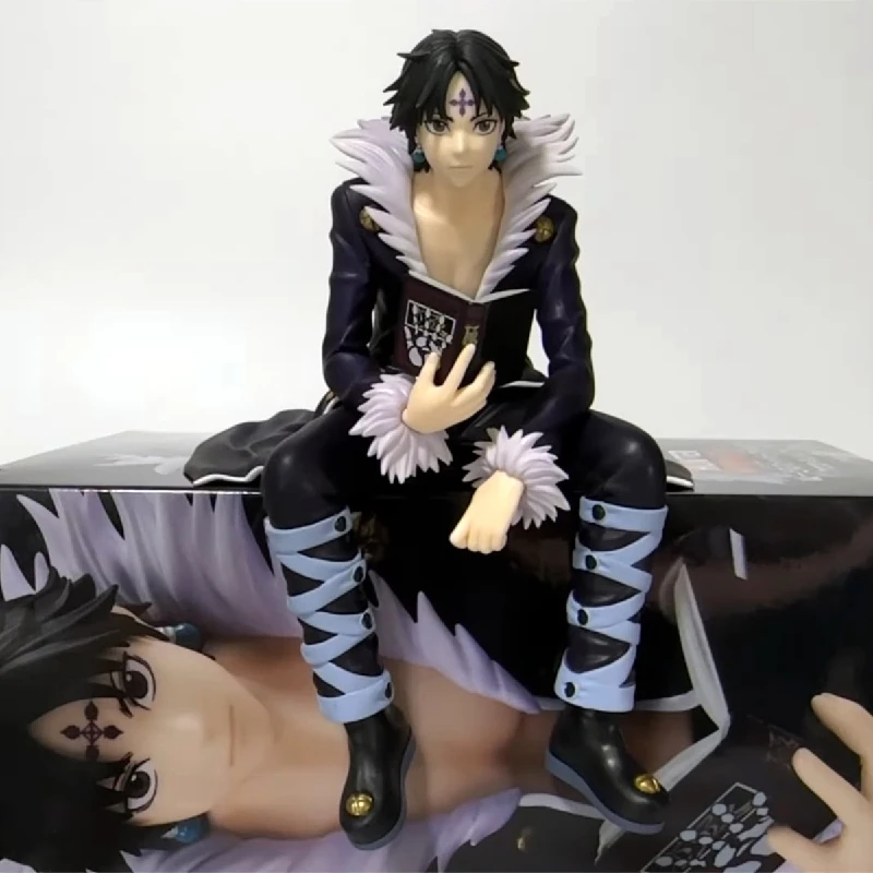 Original Anime Hunter X Hunter Figure Chrollo Lucilfer Figurine Noodle Stopper 15cm PVC Action Figures Collet Decor Model Dolls
Original Anime Hunter X Hunter Figure Chrollo Lucilfer Figurine Noodle Stopper 15cm PVC Action Figures Collet Decor Model Dolls