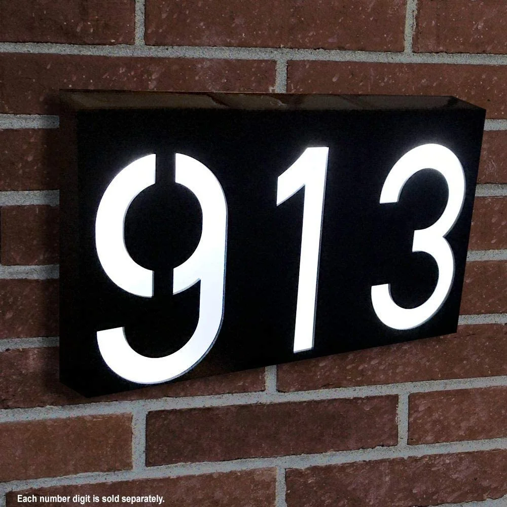 Solar House Number Light Wall Lamp Address Sign Plaque Doorplate Outdoor for Garden,Yard,Street
Solar House Number Light Wall Lamp Address Sign Plaque Doorplate Outdoor for Garden,Yard,Street