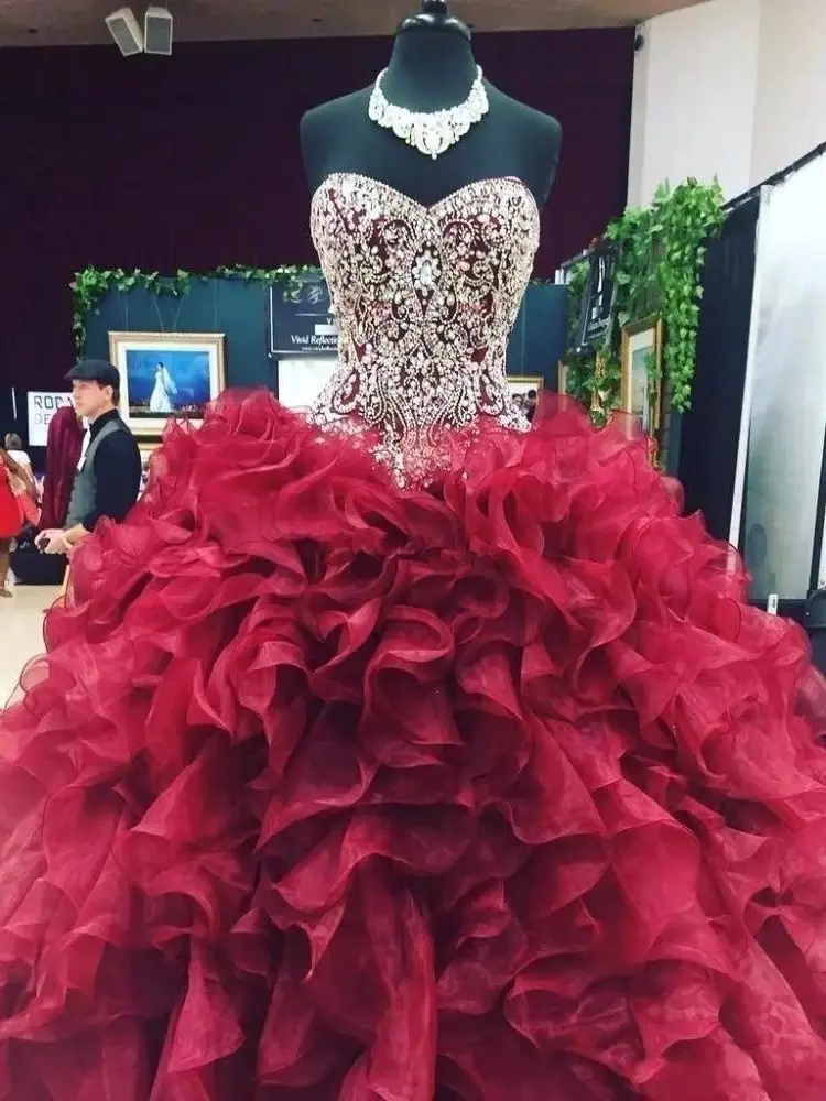 ANGELSBRIDEP Puffy Ruffles Quinceanera Dresses Vestidos De 15 Anos Sparkly Crystal Beaded Cinderella Princess Party Gowns Custom
ANGELSBRIDEP Puffy Ruffles Quinceanera Dresses Vestidos De 15 Anos Sparkly Crystal Beaded Cinderella Princess Party Gowns Custom