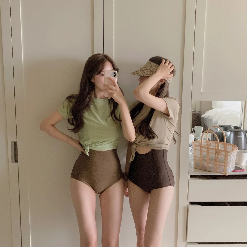 Korean Style Color Block One-Piece Two-Piece Suit Swimsuit Women Sexy Vacation Swimsuit Women
Korean Style Color Block One-Piece Two-Piece Suit Swimsuit Women Sexy Vacation Swimsuit Women