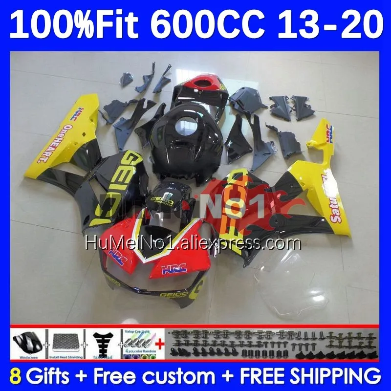 Injection For HONDA CBR600 CBR 600RR 600 RR CC 108No.17 600F5 CBR600RR F5 13 14 15 16 2017 2018 2019 2020 Fairings yellow stock
Injection For HONDA CBR600 CBR 600RR 600 RR CC 108No.17 600F5 CBR600RR F5 13 14 15 16 2017 2018 2019 2020 Fairings yellow stock