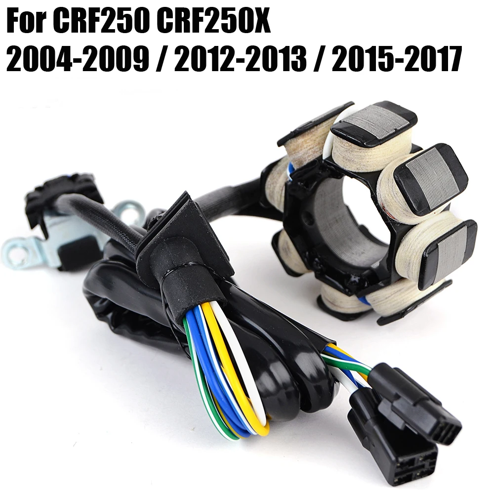 Катушка статора для Honda CRF250X CRF250 2004-2009 / 2012-2013 / 2015-2017 31100-KSC-671 CRF 250
Катушка статора для Honda CRF250X CRF250 2004-2009 / 2012-2013 / 2015-2017 31100-KSC-671 CRF 250
