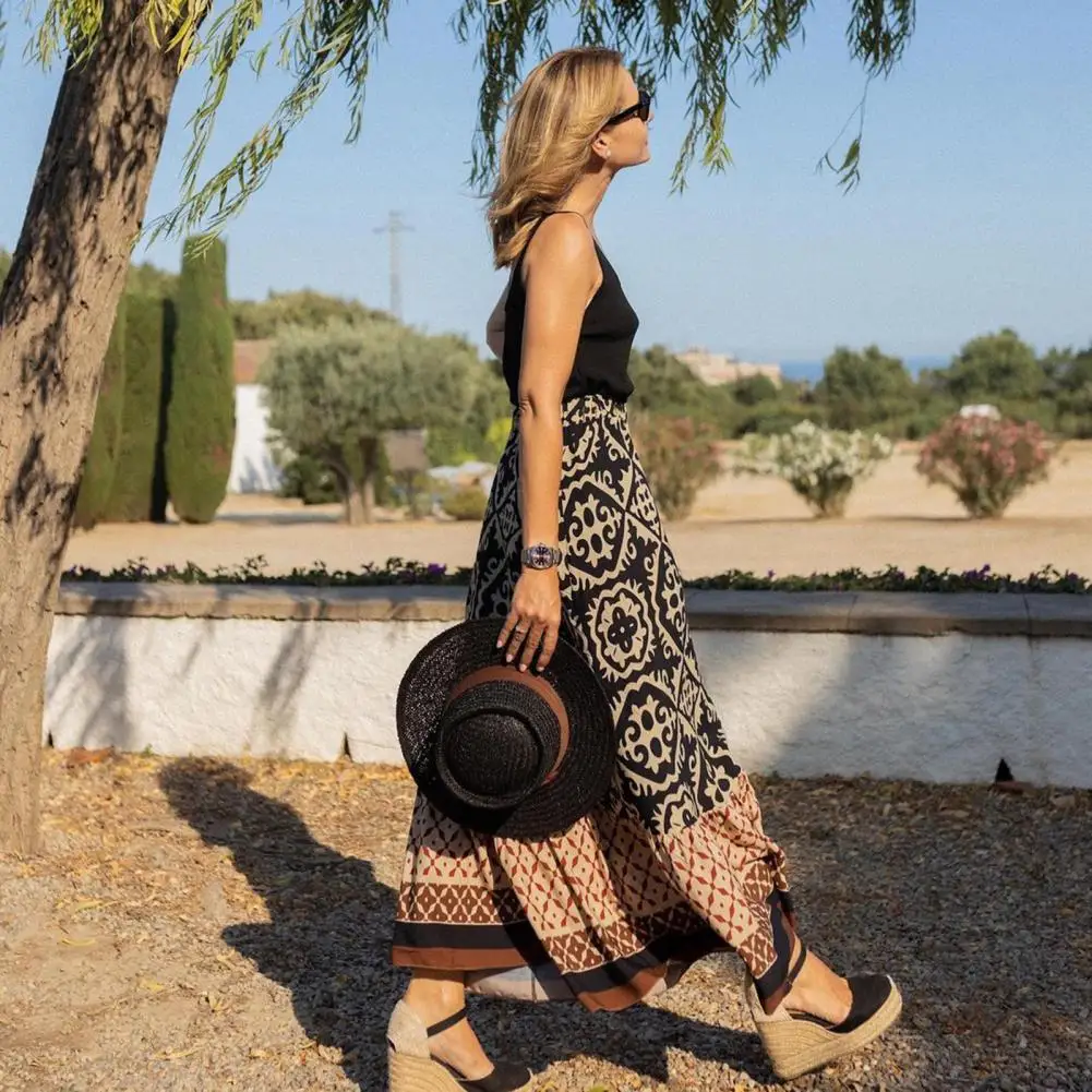 Stylish Lady Skirt Breathable Daily Wear Colorful Print Bohemian Summer Maxi Skirt
Stylish Lady Skirt Breathable Daily Wear Colorful Print Bohemian Summer Maxi Skirt