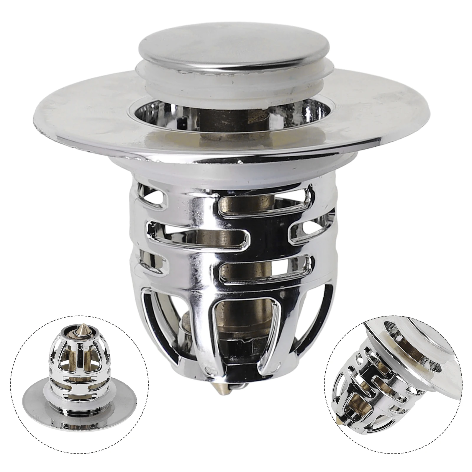 1pc Filter Waterproof Bathroom Kitchen Sink Plug Stopper Wash Basin Core Bounce Up Drain Filter ABS 33mm Diameter Accessories
1pc Filter Waterproof Bathroom Kitchen Sink Plug Stopper Wash Basin Core Bounce Up Drain Filter ABS 33mm Diameter Accessories