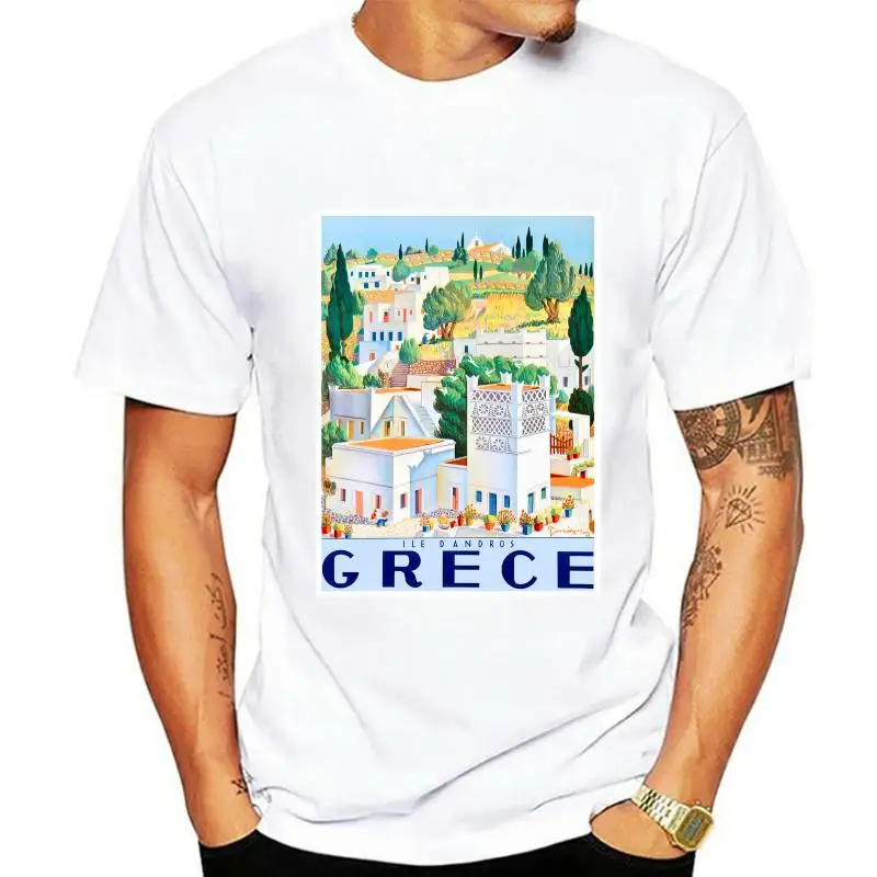 Men t-shirt Vintage Travel Poster Greece Ile dAndros tshirt Women t shirt
Men t-shirt Vintage Travel Poster Greece Ile dAndros tshirt Women t shirt