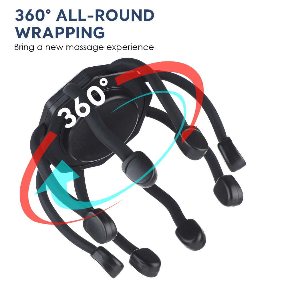 12/8 Octopus Claw Vibration Head Massager Stress Relief Scalp Massager for Hair Growth Hair Kneading Head Massage Instrument New
12/8 Octopus Claw Vibration Head Massager Stress Relief Scalp Massager for Hair Growth Hair Kneading Head Massage Instrument New