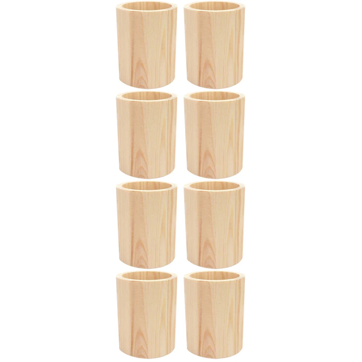 8 Pcs Pine Pen Holder Make Brush Holders Wood Stationery Container Makeup Pot Succulent
8 Pcs Pine Pen Holder Make Brush Holders Wood Stationery Container Makeup Pot Succulent