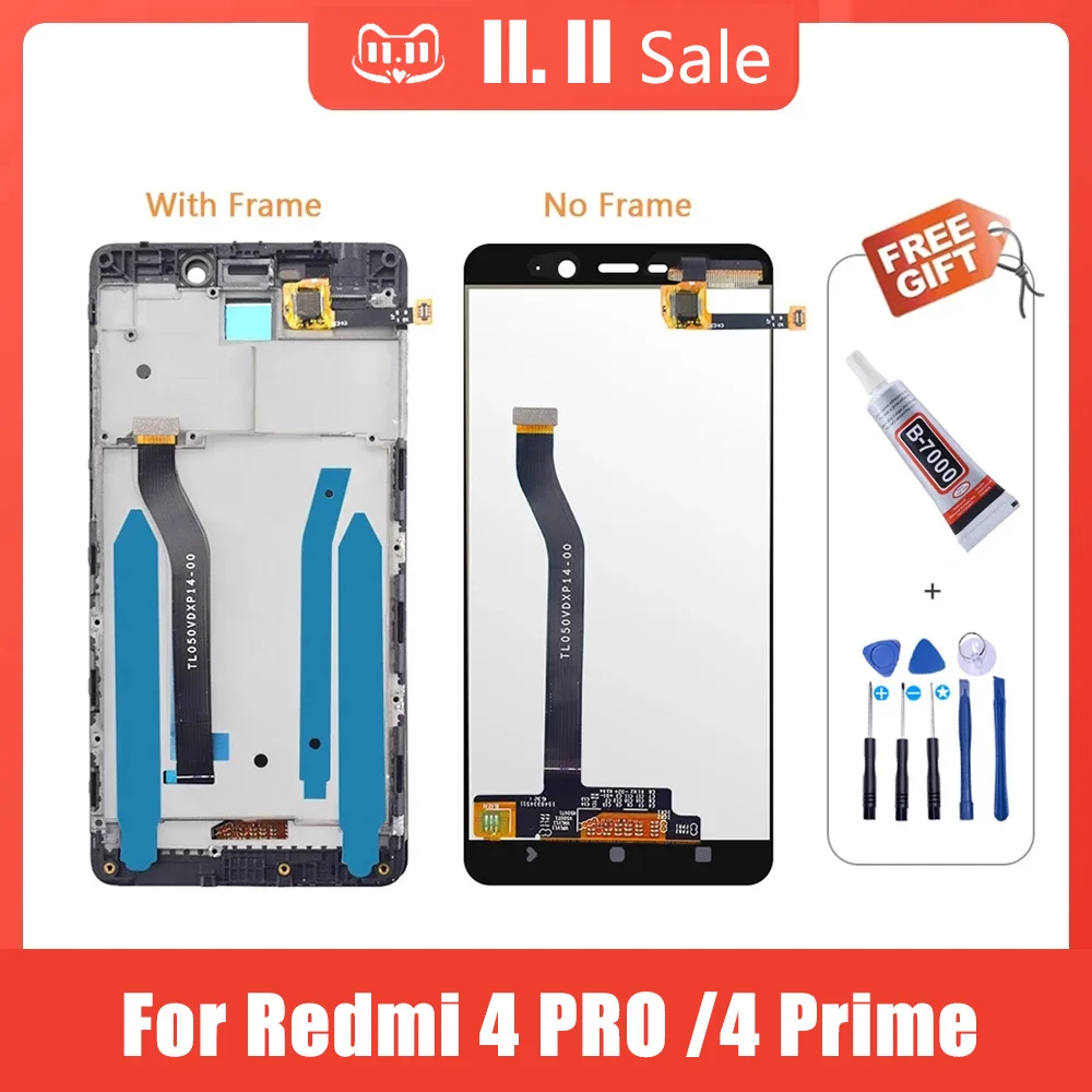 100% протестированный ЖК-дисплей для Xiaomi Redmi 4 Pro, сенсорный экран, дигитайзер в сборе, датчик с рамкой для Redmi 4 Prime, ЖК-экран
100% протестированный ЖК-дисплей для Xiaomi Redmi 4 Pro, сенсорный экран, дигитайзер в сборе, датчик с рамкой для Redmi 4 Prime, ЖК-экран