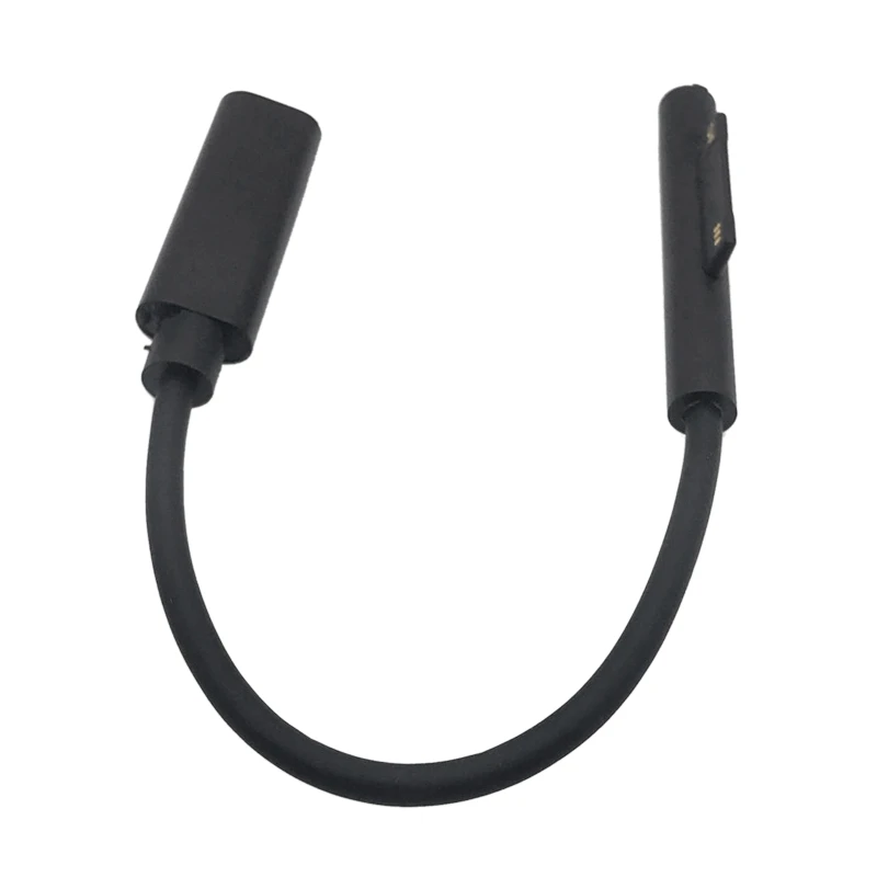 

2022 New 15cm for Surface Pro 7/6/5/4/3 Charging Cord PVC Type C Female to PD Connector